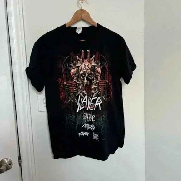 Slayer band tee goth punk rock y2k M - Picture 2 of 5